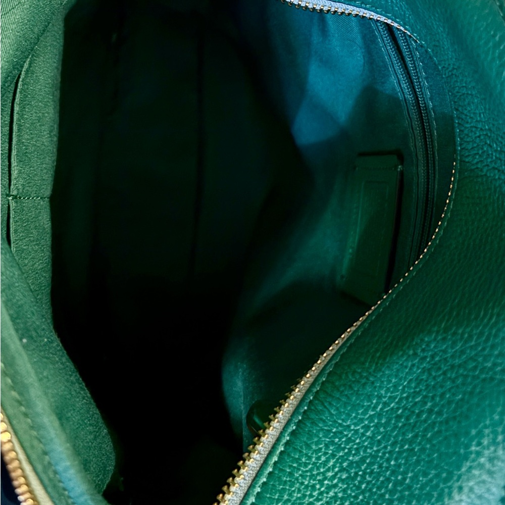 Coach Two-Tone Green and Blue Backpack - Picture 6 of 9